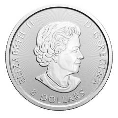 8 Dollars - Elizabeth II Goshawk, 11/2 oz silver