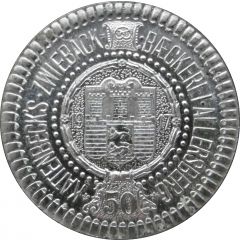 50 Pfennig - Allersberg Kattenbeck`s Zwieback Baeckerei