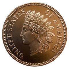1 oz Indian Head Cent Copper Round