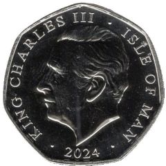 50 Pence - Charles III King`s First Year - Royal Maundy Service