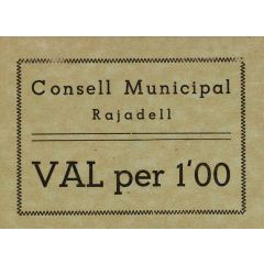1 Peseta Rajadell