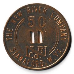 50 Cents - The New River Company Stanaford, West Virginia