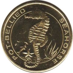 Token - Ripley`s Aquarium of Myrtle Beach - Pot-Bellied Seahorse Myrtle Beach, South Carolina