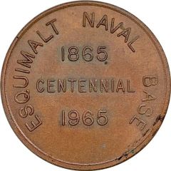Medal - Esquimalt Naval Base Centennial British Columbia