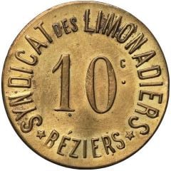 10 Centimes - Syndicat des Limonadiers - Béziers [34]