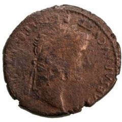 As - Tiberius ROM ET AVG, altar of Gauls