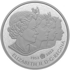 50 Dollars - Elizabeth II, Tribute obverse Queen Elizabeth II’s Reign