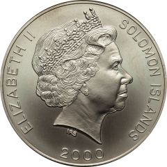 5 Dollars - Elizabeth II 4th Portrait, Pied Cormorant, Mule