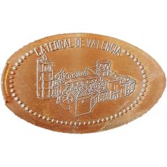 Elongated coin - Valencia cathedral