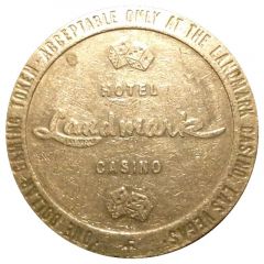 1 Dollar Gaming Token - Landmark Casino Las Vegas, Nevada