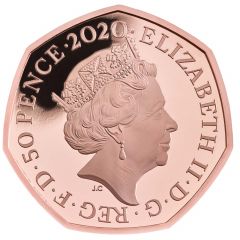50 Pence - Elizabeth II Winnie The Pooh, Gold Piedfort