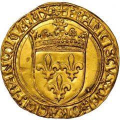 Gold Ecu with sun - Francis I 2nd type