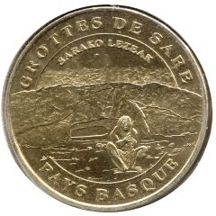 Monnaie de Paris Tourist Token - Pays Basque Grottes de Sare - Sarako Lezeak