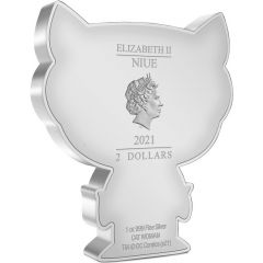 2 Dollars - Elizabeth II Catwoman
