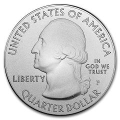 ¼ Dollar `Washington Quarter` Cumberland Island National Seashore - Silver 5 oz Bullion