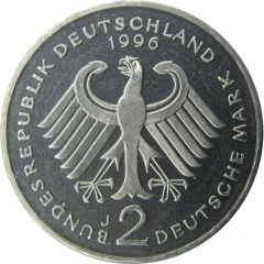 2 Deutsche Mark Willy Brandt