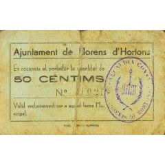 50 Céntimos Llorenç d`Hortons