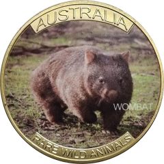 Medal - Wombat Australia - Rare Wild Animals