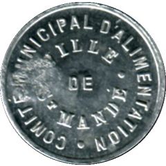 5 Centimes - Comité Municipal d`Alimentation Saint-mandé