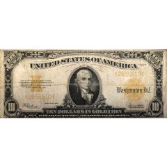 10 Dollars Gold Certificate