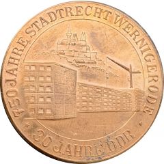 750 years of city rights of Wernigerode and 30th anniversary of the German Democratic Republic