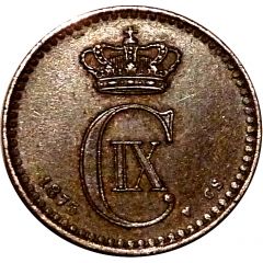 1 Øre - Christian IX