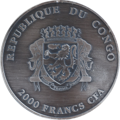 2000 Francs CFA Ursus Arctos Middendorffi