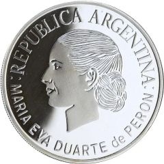 1 Peso Eva Duarte de Peron