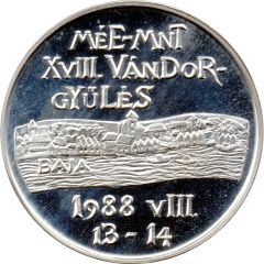 Medal - 18th conference of the Hungarian Coin Collectors Association