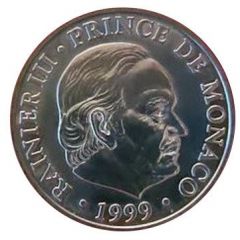 100 Francs - Rainier III Anniversary of Reign