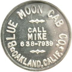 Token - Blue Mooon Cab Co. Oakland, California