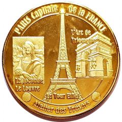Jeton touristique - Atelier des Trésors - Paris - Capitale de la France