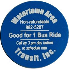 1 Bus Ride - Watertown Area Transit, Inc. Watertown, South Dakota