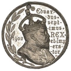 Medalet - Edward VII Coronation, Isle of Wight