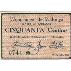 50 Céntimos Rodonyà