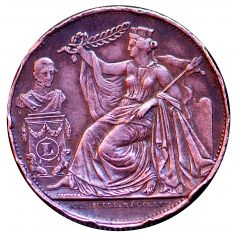 5 Centimes - Léopold I 25th Anniversary Inauguration of the King, French