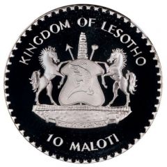 10 Maloti - Moshoeshoe II George Washington