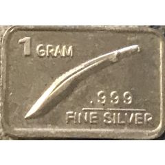 1 Gram Silver Kukri Knife