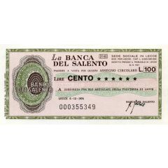 100 Lire Banca del Salento