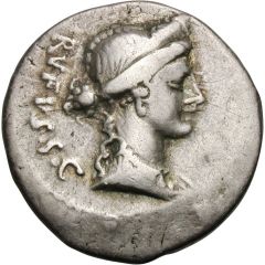Denarius Cordia: Manius Cordius Rufus, RVFVS•S•C / MN•CORDIVS