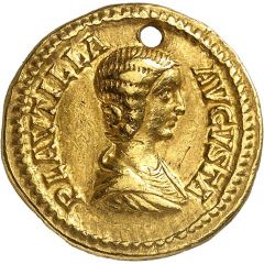 Aureus - Plautilla PIETAS AVGG, Pietas