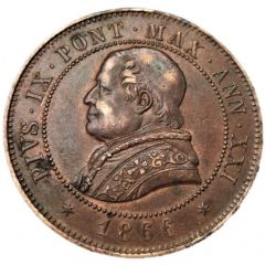 4 Soldi / 20 Centesimi - Pius IX