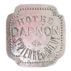 12 1/2 Centimes - Hôtel Darnon St-Pierre-de-Boeuf