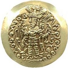 Dinar - Kidara I 2nd version, Kushano-Sassanian style, unknown mint