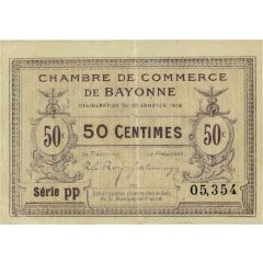 50 centimes - Chambre de Commerce de Bayonne 64