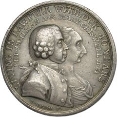 Medal - George III Kirby Hall, silver