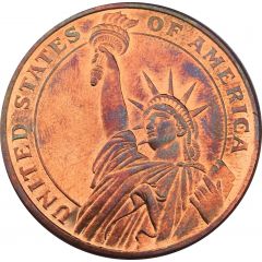 1 oz Copper Golden State Mint - Statue of Liberty