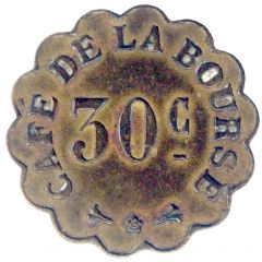 30 Centimes - Café de la Bourse Paris