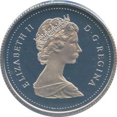 25 Cents - Elizabeth II 2nd portrait