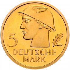5 Deutsche Mark Pattern